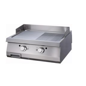   Rostlap 1/2 barázdált - gáz - dupla egység - 70cm mélységű