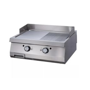   Prémium rostlap 1/2 barázdált króm - Elektromos - Dupla egység - 90cm mély