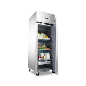   Hűtőszekrény 600L - 3 x 2/1 GN állítható polc - Rozsdamentes acél