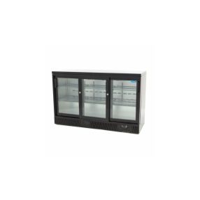 Üvegajtós hűtővitrin 341 l