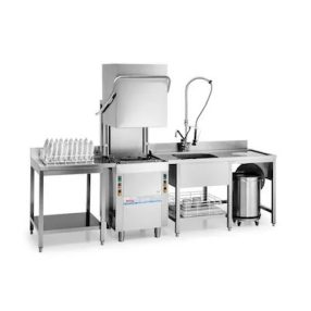   Teikos átfutó rendszerű mosogatógép 50 x 50 cm-es korsárral