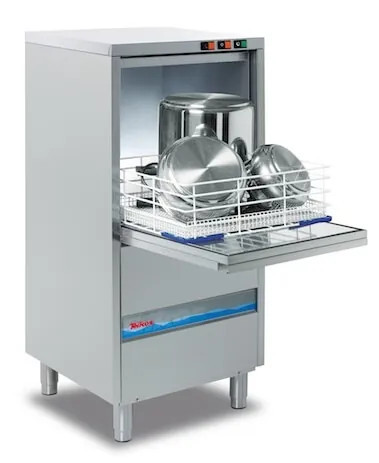 Teikos feketeedény mosogató 55 x 55 cm-es kosárral