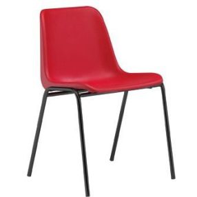 VICENZA PN - tárgyalószék műanyag kagylóüléssel