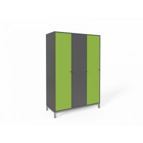 FITT 40 ÖLTÖZŐSZEKRÉNY - 3 személyes válaszfalas