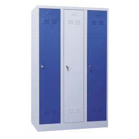   FITTMET 30 ÖLTÖZŐSZEKRÉNY - 3 személyes, hosszúajtós, fém