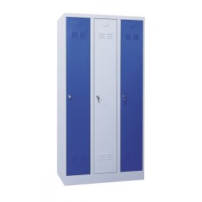   FITTMET 25 ÖLTÖZŐSZEKRÉNY - 3 személyes, hosszúajtós, fém