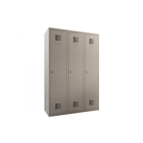   LOCKMET 40 ÖLTÖZŐSZEKRÉNY - 3 személyes, hosszúajtós, fém