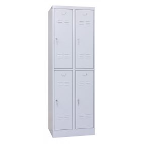   FITTMET 30 ÖLTÖZŐSZEKRÉNY - 4 személyes, rövidajtós, fém