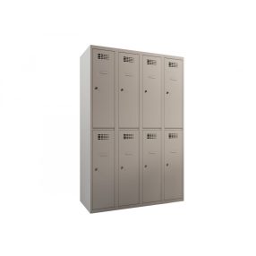   LOCKMET 30 ÖLTÖZŐSZEKRÉNY - 8 személyes, rövidajtós, fém