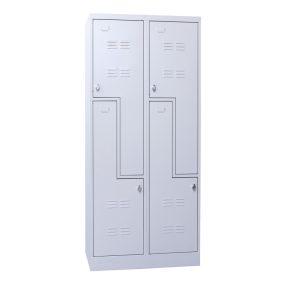 Z FITTMET ÖLTÖZŐSZEKRÉNY - 4 személyes, Z-ajtós, fém