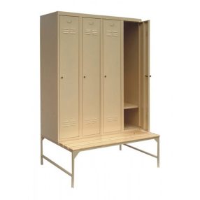 FITTMET ÖLTÖZŐSZEKRÉNY - 4 személyes, sportpados, fém