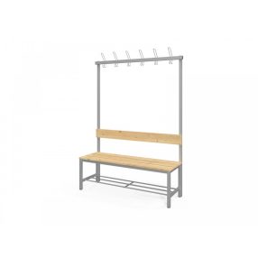   FITT EGYOLDALAS ÖLTÖZŐPAD - akaszós, háttámlás, 120 cm-es