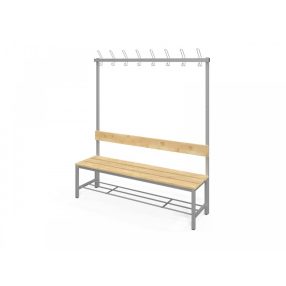   FITT EGYOLDALAS ÖLTÖZŐPAD akaszós, háttámlás, 150 cm-es