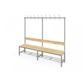   FITT EGYOLDALAS ÖLTÖZŐPAD akaszós, háttámlás, 190 cm-es