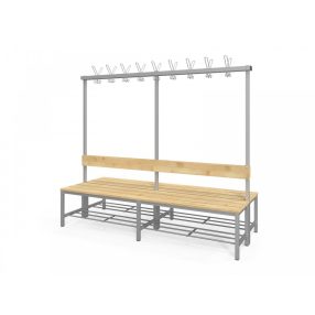   FITT KÉTOLDALAS ÖLTÖZŐPAD akaszós, háttámlás, 190 cm-es