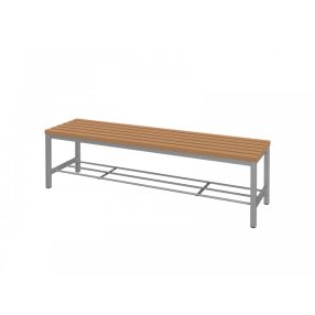 FITT ÖLTÖZŐPAD WPC lécekkel 150 cm-es