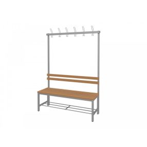 FITT EGYOLDALAS ÖLTÖZŐPAD WPC lécekkel 120 cm-es