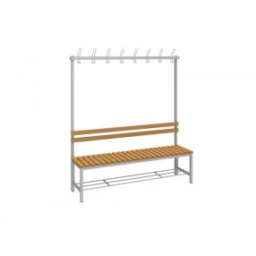 FITT STRIPE EGYOLDALAS ÖLTÖZŐPAD WPC lécekkel 150 cm-es