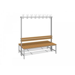   FITT STRIPE KÉTOLDALAS ÖLTÖZŐPAD WPC lécekkel, 150 cm-es