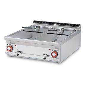 Olajsütő, gázüzemű, 600-as, 2x8 literes, asztali