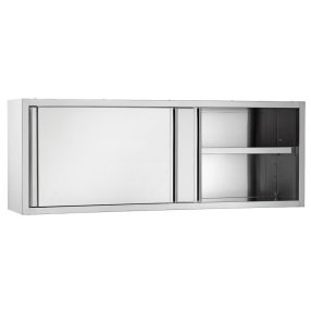   Faliszekrény tolóajtóval méret: 130 × 35 × 60 cm rozsdamentes