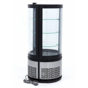 Bemutató hűtővitrin henger alakú forma digit vezérlés