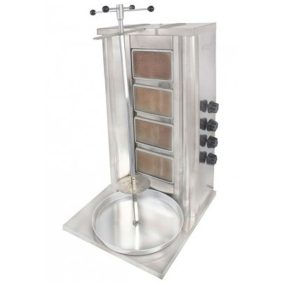   Gyros sütő 4 égős gázüzemű motor nélküli vezetékes gáz