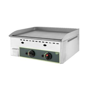   Rostlap gázüzemű snack 2 zónás 66 cm sima felülettel 8 kW