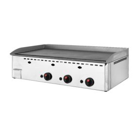   Rostlap gázüzemű snack 3 zónás 99 cm sima felülettel 12 kW