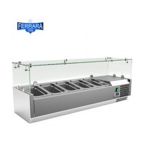 Feltéthűtő 120 cm-es 5xGN1/4