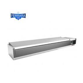 Feltéthűtő 9xGN1/3,rozsdamentes tetővel, 200 cm