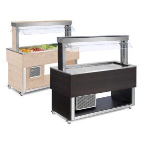   Saláta pult önkiszolgálós 4 x GN1/1 méret: 1500x700x1400 mm