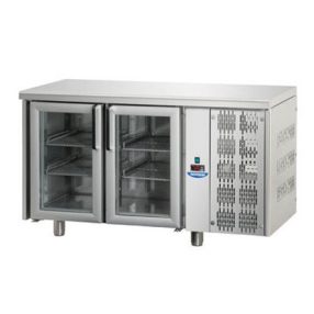 TF02MIDPV - Üvegajtós hűtött munkaasztal GN 1/1