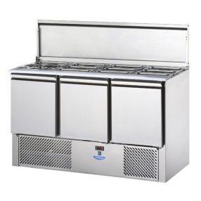 SL03EKO - Salátahűtő 3 ajtóval GN 1/1