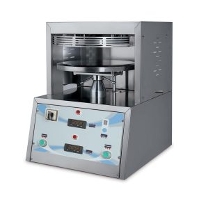 Pizzatészta formázó gép 45 cm-es tányérral