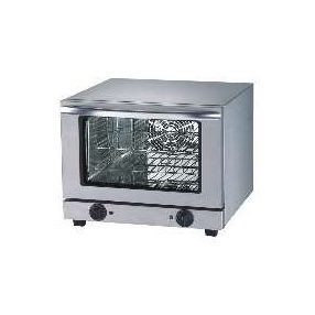   Sütő légkeveréses elektromos 3xGN1/2 tálcahely párásítóval Ferrara-Forni
