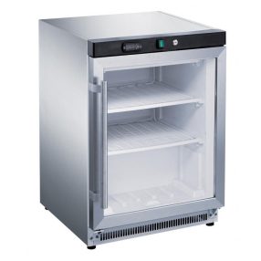 KH-XF200G-HC S/S | Üvegajtós rozsdamentes fagyasztó