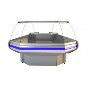 NCH I Z | Hajlított üvegű külső sarokpult (90°)