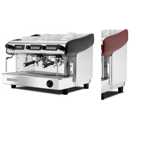   Expobar Megacrem kétkaros kávéfőző elektronikus adagszámlálóval (spanyol kávégép) piros
