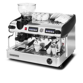 Ipari kávéfőző kétkaros + számlálós darálóval 