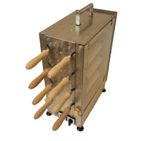 REK-8 Elektromos kürtöskalács sütő gép, 8+8 fás