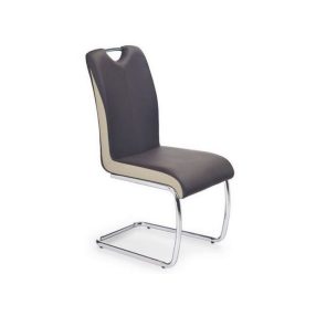 K184 Étkezőszék Sötétbarna-Pezsgő