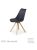 K201 étkezőszék fekete