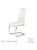 K211 szánkótalpas étkezőszék fehér
