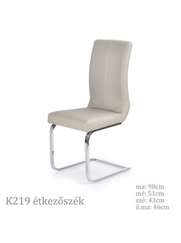 K219 étkezőszék cappuccino