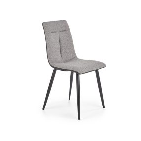 K-374 étkezőszék Világos szürke - Fekete