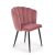 K-386 étkezőszék Rózsaszín bársony szövet
