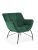 Belton fotel sötétzöld