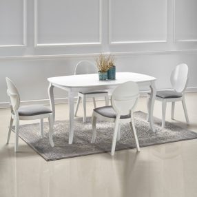 Alexander Bővíthető Étkezőasztal 150-190cm Matt fehér