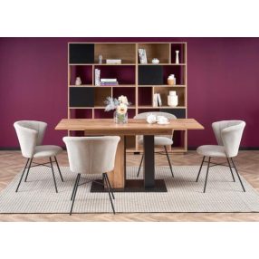 Dolomit bővíthető étkezőasztal wotan tölgy 130-175 cm